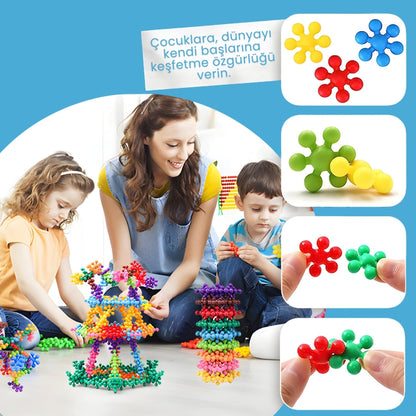 KidiToys™ Kar Tanesi Yapı Oyuncakları