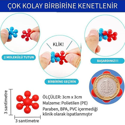 KidiToys™ Kar Tanesi Yapı Oyuncakları