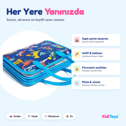 KidiToys™ Montessori Beceri Gelişim Kitabı
