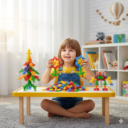 KidiToys™ Kar Tanesi Yapı Oyuncakları